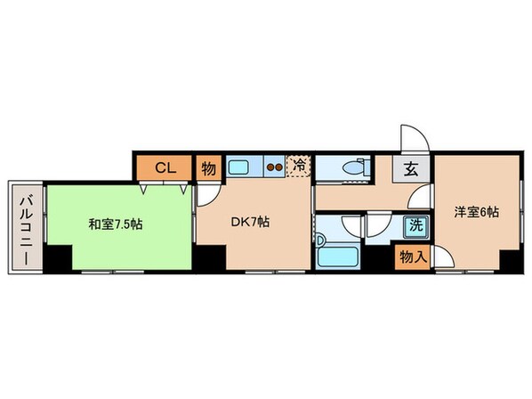 西片グリ－ンマンションの物件間取画像